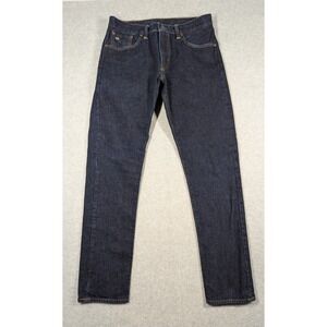 Double RL RRL Men Jeans 32x31 Slim Narrow Union Zip Fly Dark‎ Wash
